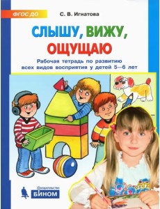 Слышу, вижу, ощущаю. Рабочая тетрадь по развитию всех видов восприятия у детей 5-6 лет