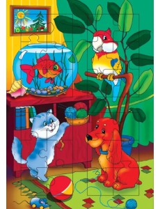 Развивающая рамка. Домашний зоопарк Развивающая рамка. Домашний зоопарк