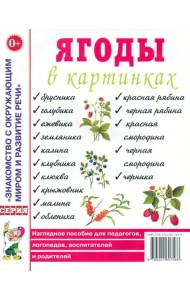 Ягоды в картинках. Наглядное пособие для педагогов, логопедов, воспитателей и родителей