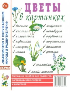 Цветы в картинках. Наглядное пособие для педагогов, логопедов, воспитателей и родителей Цветы в картинках. Наглядное пособие для педагогов, логопедов, воспитателей и родителей