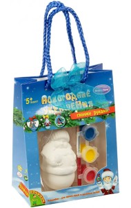 Набор для росписи. Новогодние украшения. Снеговик