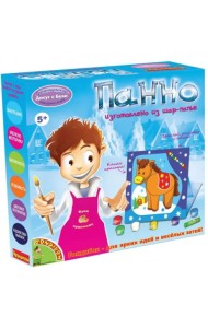 Панно из шар-папье. Лошадка