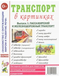 Транспорт в картинках. Выпуск 1. Наземный транспорт. Наглядное пособие для педагогов, логопедов, воспитателей и родителей Транспорт в картинках. Выпуск 1. Наземный транспорт. Наглядное пособие для педагогов, логопедов, воспитателей и родителей