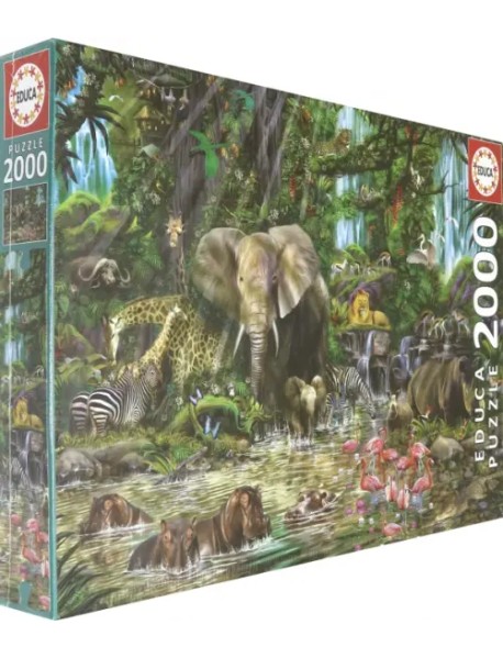 Пазл. Африканские джунгли, 2000 деталей