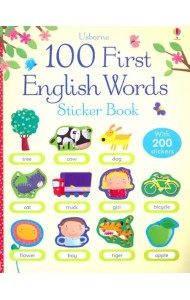 100 First English Words Sticker Book