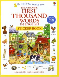 First Thousand Words in English Sticker Book First Thousand Words in English Sticker Book