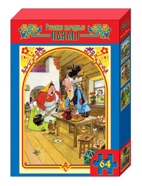 Пазл-макси "Курочка Ряба", 64 элемента