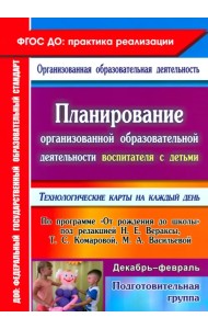 Планирование организованной образоват. деятельности воспитателя с детьми подготовительной группы