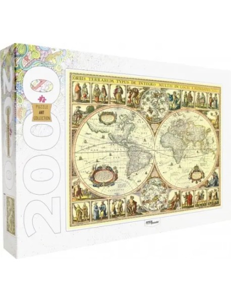 Пазл, 2000 элементов. Историческая карта мира