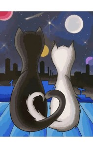 Живопись на холсте. Вместе, 30х40 см