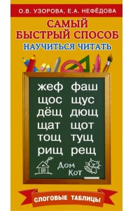 Самый быстрый способ научиться читать. Слоговые таблицы