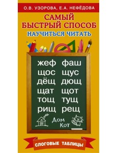 Самый быстрый способ научиться читать. Слоговые таблицы