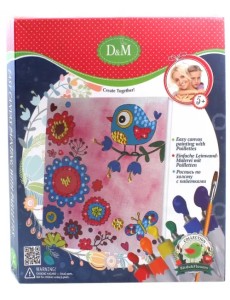 Роспись по холсту с пайетками. Цветы и птицы Роспись по холсту с пайетками. Цветы и птицы