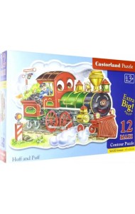 Пазл maxi . Паровозик, 12 элементов