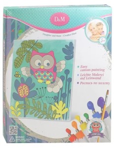 Роспись по холсту. Совенок Роспись по холсту. Совенок