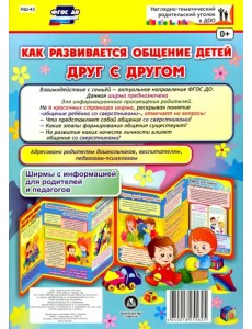 Как развивается общение детей друг с другом. Ширма с информацией для родителей и педагогов. ФГОС ДО Как развивается общение детей друг с другом. Ширма с информацией для родителей и педагогов. ФГОС ДО