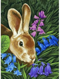 Живопись на холсте. Кролик, 30х40 см Живопись на холсте. Кролик, 30х40 см