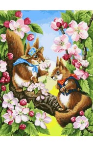 Живопись на холсте. Свидание, 30х40 см