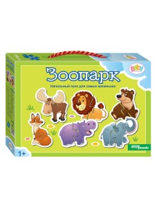 Напольный пазл-мозаика "Зоопарк" (для маленьких) Напольный пазл-мозаика "Зоопарк" (для маленьких)