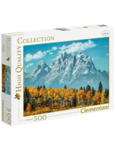 Пазл. США, Вайоминг. Гора Гранд-Титон осенью, 500 элементов Пазл. США, Вайоминг. Гора Гранд-Титон осенью, 500 элементов