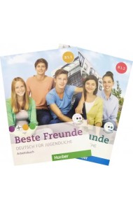 Beste Freunde B1. Paket Arbeitsbuch B1/1 und B1/2. Deutsch für Jugendliche (+ Audio CD)
