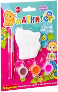 Магнит своими руками. Кошка