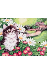 Набор для рисования по номерам. на холсте. Пушистик, 30x40 см