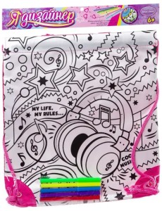 Рюкзак для раскрашивания. Наушники