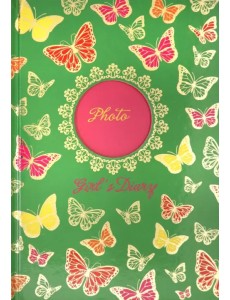 Ежедневник девочки, Бабочки, 80 листов, А6+ Ежедневник девочки, Бабочки, 80 листов, А6+