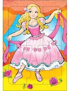 Развивающая рамка. Балерина Развивающая рамка. Балерина