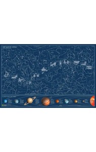 Карта звёздного неба. Светится в темноте