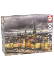 Пазл. Вид на Стокгольм, Швеция, 1000 деталей