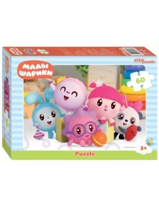Пазл. Малышарики, 60 элементов