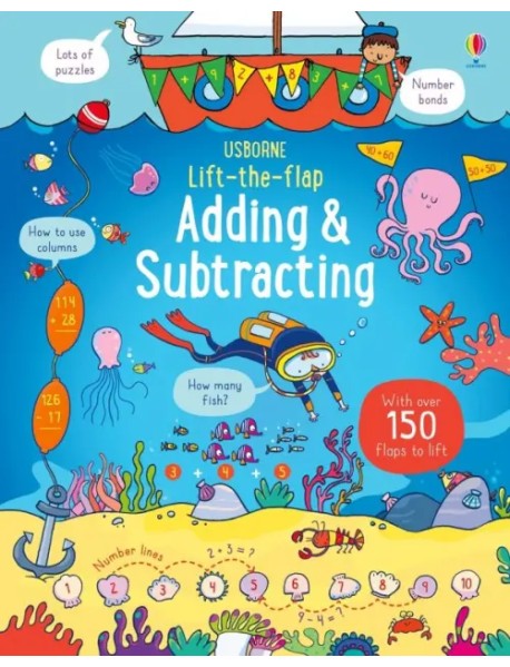 Lift-the-flap Adding and Subtracting. Board book