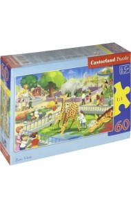 Пазл. Зоопарк, 60 элементов
