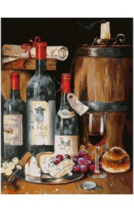 Набор для рисования по номерам. Дегустация, 30х40 см