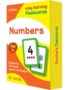 Numbers Flashcards. Ages 3-5. 52 cards