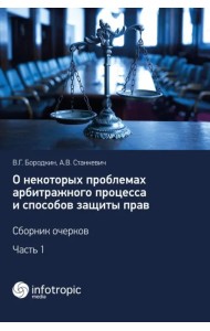 О некоторых проблемах арбитражного процесса и способов защиты прав. Сборник очерков. Часть 1