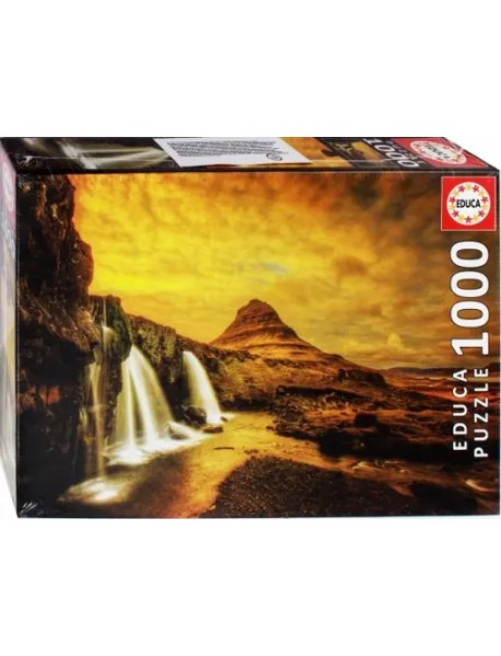 Пазл. Водопад Киркьюфетльсфос. Исландия, 1000 элементов