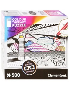 Пазл + 3D очки. Арт-терапия. Маяк, 500 элементов Пазл + 3D очки. Арт-терапия. Маяк, 500 элементов