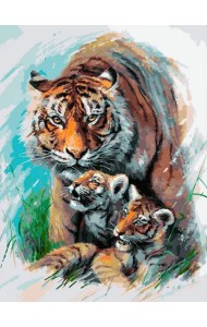 Набор для рисования по номерам. Попробуй подойди, 30х40 см