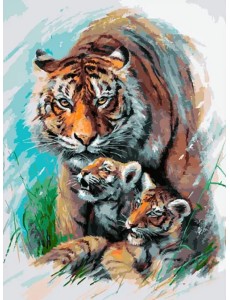 Набор для рисования по номерам. Попробуй подойди, 30х40 см Набор для рисования по номерам. Попробуй подойди, 30х40 см