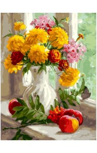 Набор для рисования по номерам. Малые золотые, 30х40 см