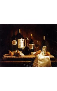 Набор для рисования по номерам. Вино и груши, 30х40 см