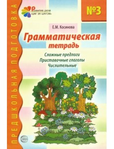 Грамматическая тетрадь № 3 для занятий с дошкольниками. Сложные предлоги. Приставочные глаголы