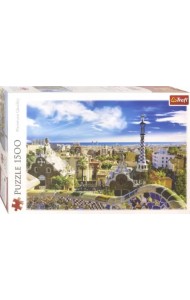 Пазл. Парк Гюэль. Барселона, 1500 элементов