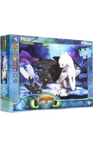 Пазл. Как приручить дракона 3, 104 элемента