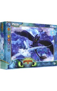 Пазл. Как приручить дракона 3, 60 элементов