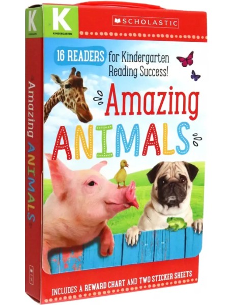 Amazing Animals Kindergarten A-D Reader Box Set