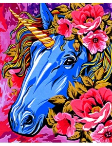 Набор для рисования по номерам. Сказочный единорог Набор для рисования по номерам. Сказочный единорог